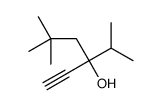 5,5-dimethyl-3-propan-2-ylhex-1-yn-3-ol
