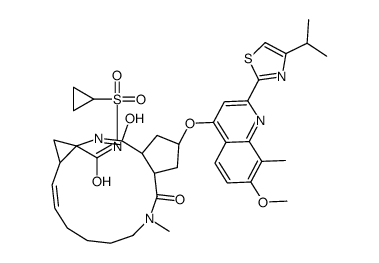 甲氧基-8-甲基-2-[4-(1-甲基乙基)-2-噻唑基]-4-喹啉基]氧基]-5-甲基-4,14-二氧代環(huán)戊并[c]環(huán)丙并[g][1,6]二氮雜環(huán)十四烯-12a(1H)-甲酰胺