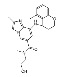 (R)-N-(2-羟乙基)-N,2-二甲基-8-((5-甲基苯并吡喃-4-基)氨基)咪唑并[1,2-a]吡啶-6-甲酰胺