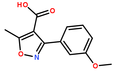 3-(3-Methoxyphenyl)-5-methyl-1,2-oxazole-4-carboxylic acid