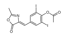 4-[[4-(乙酰氧基)-3,5-二碘苯基]亞甲基]-2-甲基-5(4H)-惡唑酮