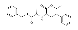 Benzenebutanoic acid, α-[[(1S)-1-methyl-2-oxo-2-(phenylmethoxy)ethyl]amino]-, ethyl ester, (αR)