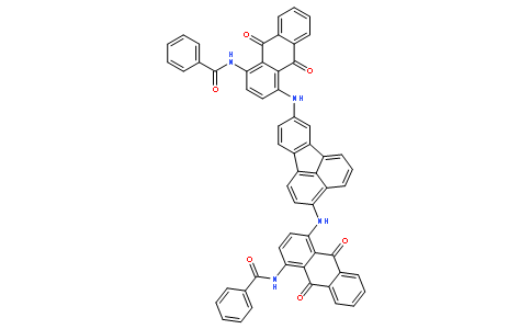 N,N'-{3,8-熒蒽二基二[亞氨基(9,10-二氧代-9,10-二氫蒽-4,1-二基)]}二苯甲酰胺