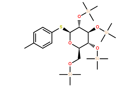 对甲苯基-1-硫代-2,3,4,6-四-O-(三甲基硅基)-β-D-吡喃葡萄糖苷