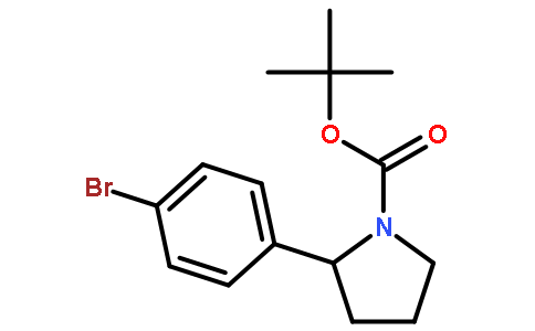 tert-Butyl 2-(4-bromophenyl)pyrrolidine-1-carboxylate