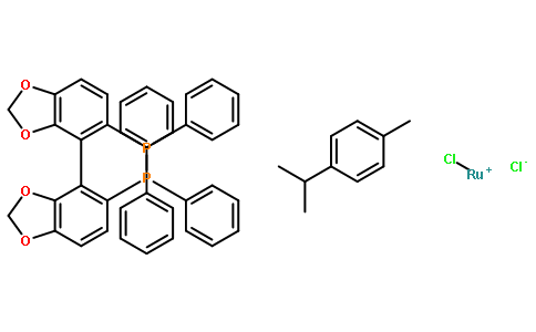 Chloro[(S)-(-)-5,5'-bis(diphenylphosphino)-4,4'-bi-1,3-benzodioxole](p-cymene)ruthenium(II) chloride,[RuCl(p-cymene)((S)-segphos