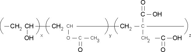醋酸乙烯-co-衣康酸),sds,cas no,分子式,分子量,性质,用途,分子结构