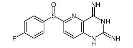 6-(4-fluorophenyl)sulfinylpyrido[3,2-d]pyrimidine-2,4-diamine