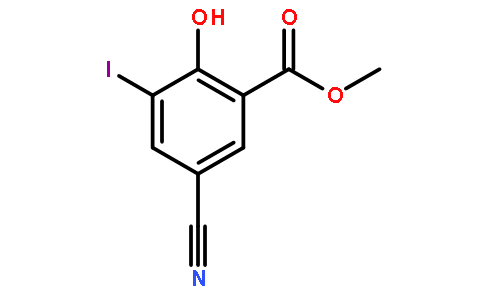 5-氰基-2-羥基-3-碘苯甲酸甲酯