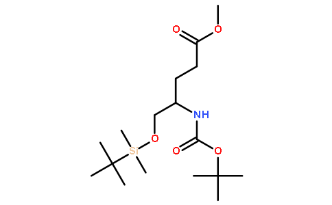 (S)-4-叔丁氧羰基氨基-5-叔丁基二甲基硅氧基戊酸甲酯