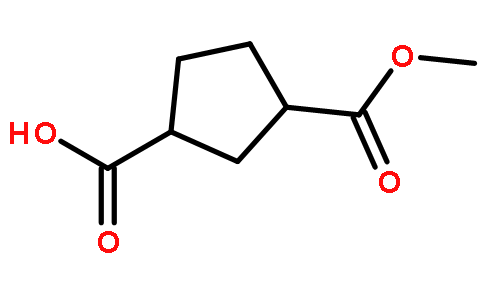 rel-(1R,3S)-3-(Methoxycarbonyl)cyclopentanecarboxylic acid