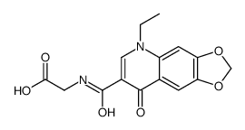 2-[(5-ethyl-8-oxo-[1,3]dioxolo[4,5-g]quinoline-7-carbonyl)amino]acetic acid