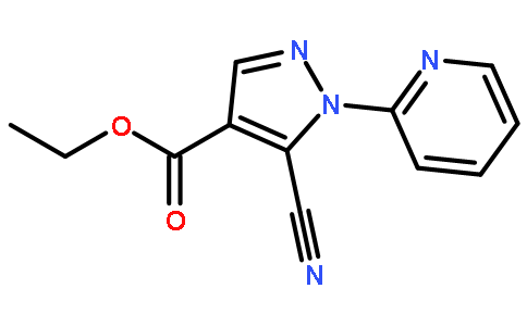 5-氰基-1-（2-吡啶基）-1H-吡唑-4-羧酸乙酯