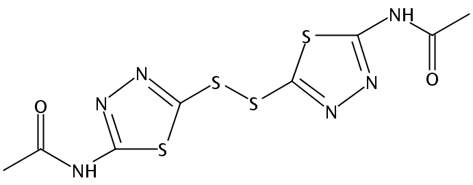 bis(2-Acetamido-1,3,4-thiadiazol-5-yl) Disulfide