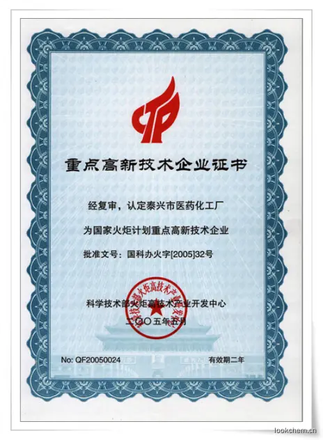 重点高新技术企业