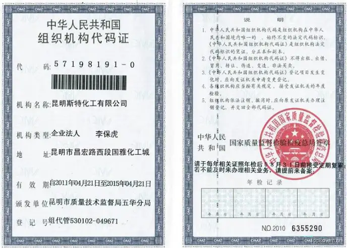组织结构代码