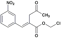 2-乙酰基-2-(3-硝基苯亚甲基)乙酸-2-氯乙酯