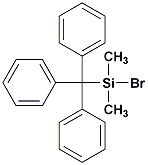 二甲基三苯甲基溴硅烷