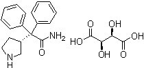 3-(S)-(1-甲酰胺基-1,1-二苯基甲基)吡咯烷-L-酒石酸盐