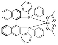 二乙酸[(R)-(+)-2,2'-双(二苯基膦)-1,1'-联萘基]钌(II)