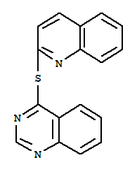 4-喹啉-2-基硫基喹唑啉