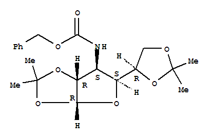 苄基N-[3-(2,2-二甲基-1,3-二氧戊环-4-基)-7,7-二甲基-2,6,8-三氧杂双环[3.3.0]辛-4-基]氨基甲酸酯