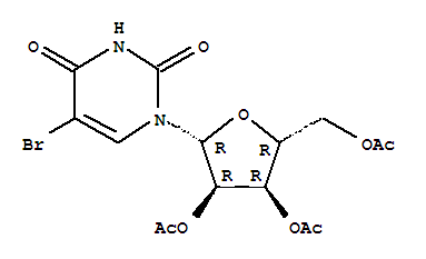 (2R,3R,4R,5R)-2-(乙酰氧基甲基)-5-(5-溴-2,4-二氧代-3,4-二氢嘧啶-1(2H)-基)四氢呋喃-3,4-二基 二乙酸酯