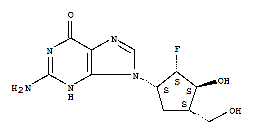 2-氨基-9-[(2S,3S,4S)-2-氟-3-羟基-4-(羟基甲基)环戊基]-3H-嘌呤-6-酮