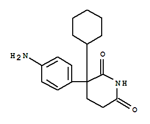 (+/-)-3-(4-氨基苯基)-3-环己基哌啶-2,6-二酮