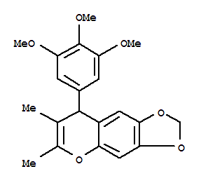 6,7-二甲基-8-(3,4,5-三甲氧基苯基)-8H-吡喃并[6,5-f][1,3]苯并二氧戊环