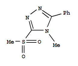 4-甲基-3-(甲基磺酰基)-5-苯基-4H-1,2,4-噻唑