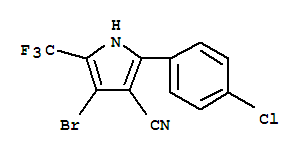 4-溴-2-(4-氯苯基)-5-三氟甲基-1H-吡咯-3-甲腈