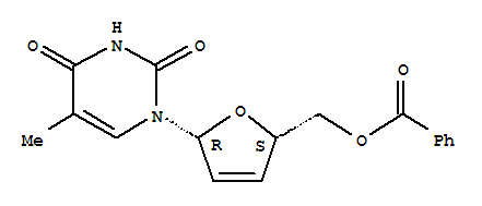 5-苯甲酰基-2,3-二脱氢-3-脱氧胸腺嘧啶(5-苯甲酰基-D4T)