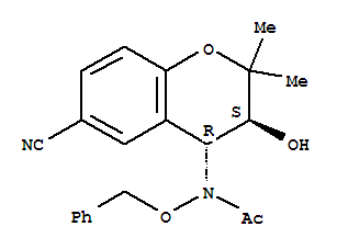 N-(6-氰基-3-羟基-2,2-二甲基-3,4-二氢苯并吡喃-4-基)-N-苯基乙酰胺