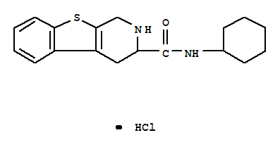 N-环己基-1,2,3,4-四氢-[1]苯并噻吩并[3,2-d]吡啶-3-甲酰胺盐酸盐