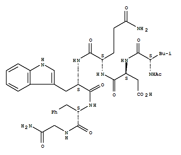 AC-LEU-ASP-GLN-TRP-PHE-GLY-NH2