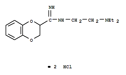 N'-(2-二乙基氨基乙基)-2,3-二氢-1,4-苯并二氧杂环己烷-2-甲脒二盐酸盐