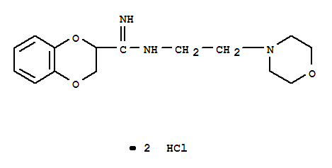 N'-(2-吗啉-4-基乙基)-2,3-二氢-1,4-苯并二氧杂环己烷-2-甲脒二盐酸盐