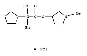 1-甲基吡咯烷-3-基 2-环戊基-2-羟基-2-苯基乙酸酯盐酸盐