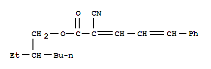 2-氰基-5-苯基-2,4-戊二烯酸 2-乙基己酯