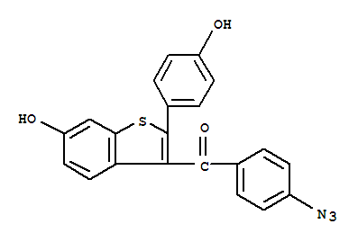 (4-叠氮基苯基)-[6-羟基-2-(4-羟基苯基)-1-苯并噻吩-3-基]甲酮