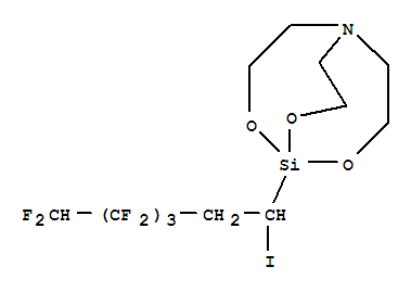 1-(3,3,4,4,5,5,6,6-八氟-1-碘己基)-2,8,9-三氧杂-5-氮杂-1-硅杂双环[3.3.3]十一烷