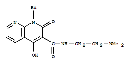 N-(2-二甲基氨基乙基)-2-羟基-4-氧代-1-苯基-1,8-萘啶-3-甲酰胺