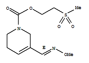 2-甲基磺酰基乙基3-[(E)-甲氧基亚氨基甲基]-5,6-二氢-2H-吡啶-1-羧酸酯