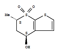 (4S,6S)-5,6-二氢-4-羟基-6-甲基噻吩并[2,3-b]噻喃-7,7-二氧化物