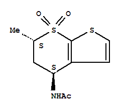 N-[(4S,6S)-5,6-二氢-6-甲基-4H-噻吩并[2,3-b]噻喃-4-基]乙酰胺-7,7-二氧化物