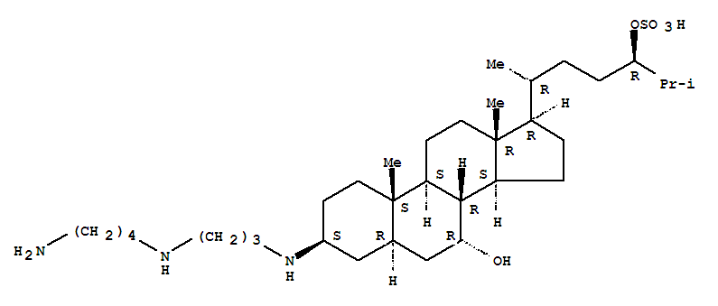 (3Β,5Alpha,7Alpha)-3-[[3-((4-氨基丁基)氨基)丙基]氨基]胆甾烷-7,24-二醇24-氢硫酸酯