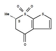 (6S)-5,6-二氢-6-甲基-4H-噻吩并[2,3-B]噻喃-4-酮 7,7-二氧化物
