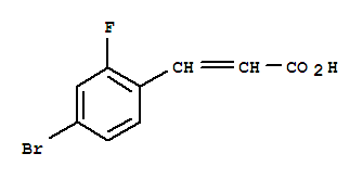 4-溴-2-氟肉桂酸