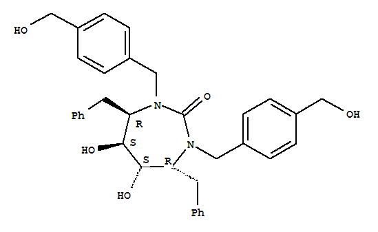(4R,5S,6S,7R)-5,6-二羟基-1,3-二[[4-(羟基甲基)苯基]甲基]-4,7-二(苯基甲基)-1,3-二氮杂环庚-2-酮